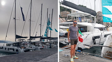 A Cetara sfilano i catamarani della Lagoon World Escapade 2024