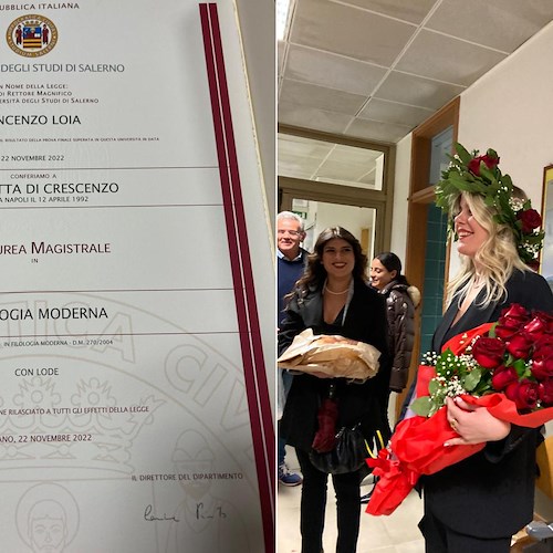 Laurea magistrale in Filologia per Benedetta Di Crescenzo, 110 e lode