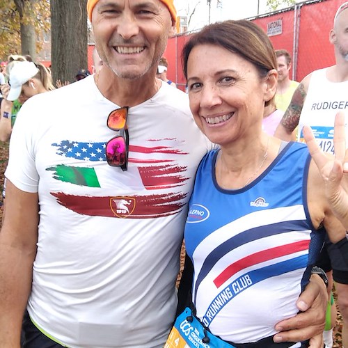 Maratona di New York, dalla Costa d'Amalfi la storia di Peppe e Dora /foto