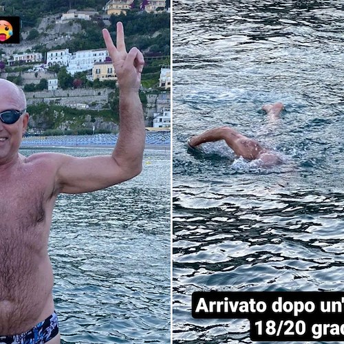 Nuoto in acque libere. "Le Prime Perle della Costiera Amalfitana" una gara di resistenza che ha visto impegnato l'atleta positanese Elio Rispoli 