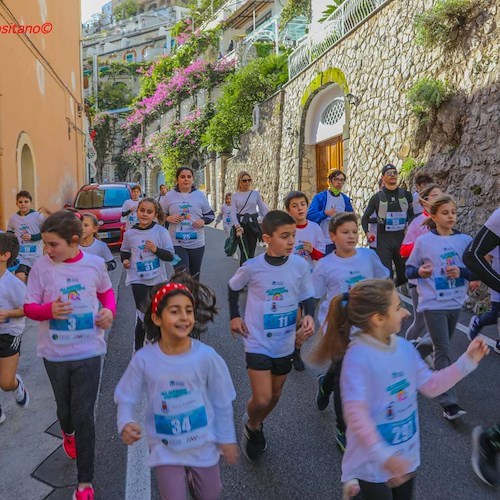 Positano in festa per la "Family Run&Friends". Sindaco Guida: «Festa di sport per la Costa d'Amalfi»