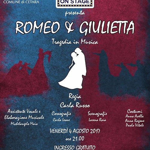 “Romeo&Giulietta”: stasera a Cetara la tragedia in musica in piazza San Francesco