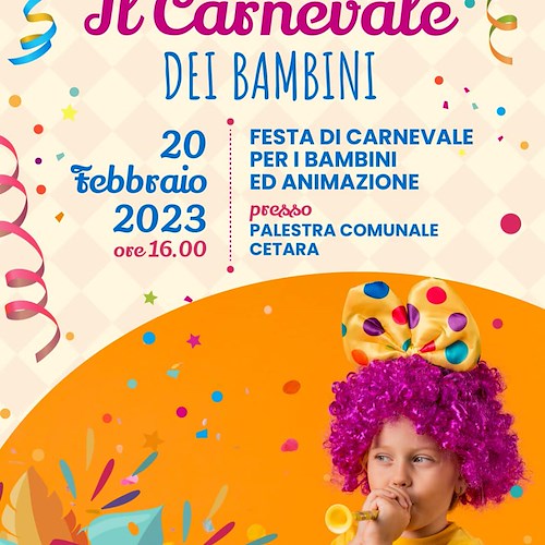 Torna il Carnevale a Cetara: dal 18 al 25 febbraio cinque appuntamenti per grandi e piccini