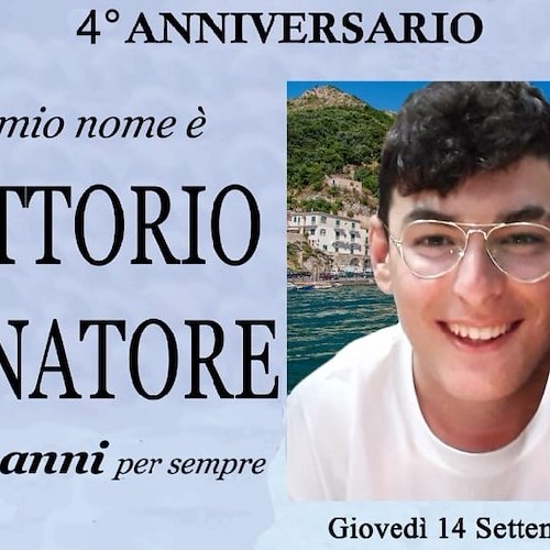 Vittorio Senatore ha 16 anni per sempre