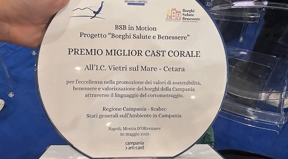 "BSB in Motion": gli studenti di Cetara premiate per il Miglior Cast Corale alla Mostra d'Oltremare