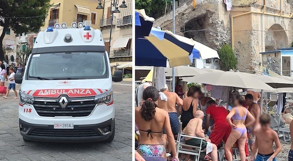 Cetara, anziano morso da un pesce mentre nuotava: soccorso dai sanitari del 118